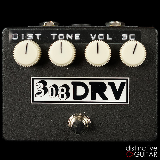 Shin's Music 308 Drive Black w / Cream Controls - Classic LM308