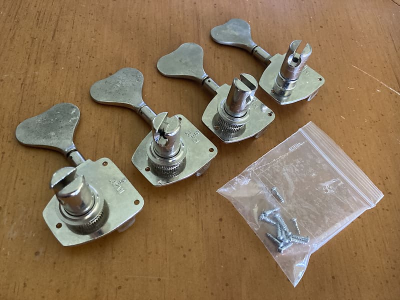 Yamaha BB Bass Tuning Pegs / Tuners 1987 Chrome | Reverb