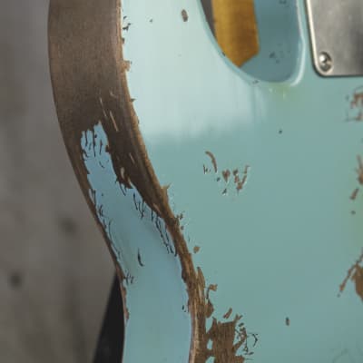 Luthier-made '51 Precision Bass 2019 Aged Sonic Blue image 20