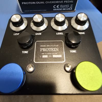 Reverb.com listing, price, conditions, and images for browne-amplification-protein-dual-overdrive