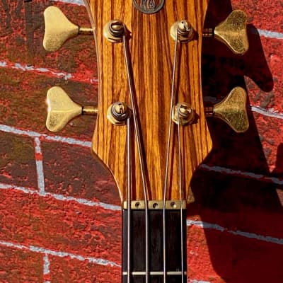 Alembic Series II Bass 1980 ultra rare all original Stanley Clarke Zebrawood Series II Short Scale its $39,800. new !! image 6