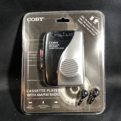 Vintage Tech: Coby CVR-28-BLK 90s Walkman Cassette Player Sealed in Blista! image 1