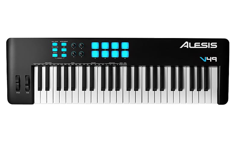 Alesis V49 MKII 49-Key USB MIDI Controller with Beat Pads