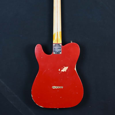 Fender Custom Shop B3 LTD Reverse '50s Telecaster from 2023 in Relic Cimarron Red with original hardcase image 2