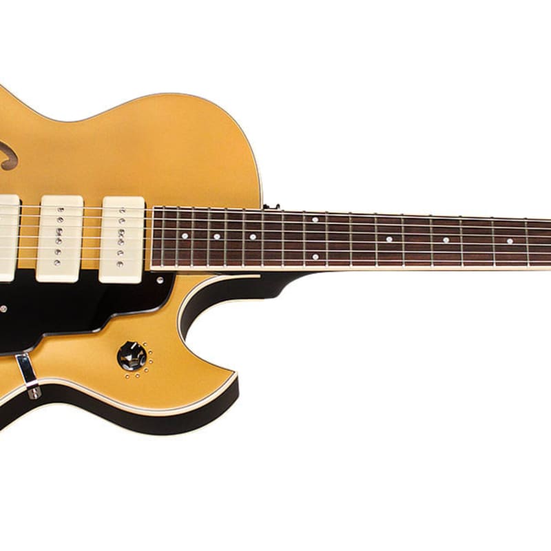 Photos - Guitar Guild Starfire I Jet 90 - Satin Gold Satin Gold 