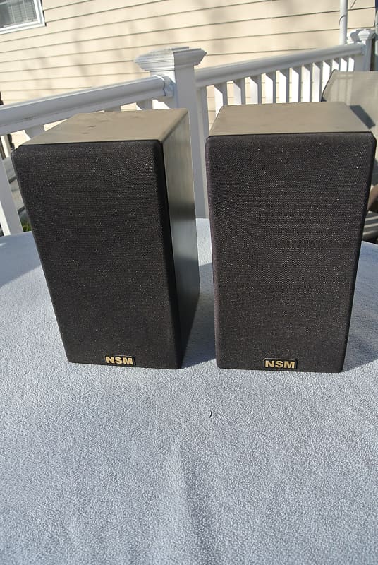 NSM Model 10 Audiophile 200 Watt Bookshelf Speakers Pair NSMT