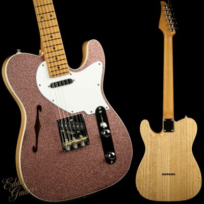 Suhr Eddie's Guitars Exclusive Custom Classic T Roasted - Rose Gold Sparkle for sale