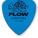 Dunlop 558P1.0 Tortex® Flow® Pick 1.0mm, 12 Pack - Blue