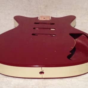 Danelectro DC-3 BODY PROJECT ONLY 1999 Commie Red image 5