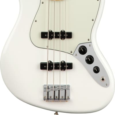Fender Player Jazz Bass MN Polar White, Ex Display for sale