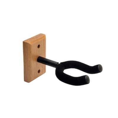 Quik Lok GSW-001 Guitar Wall Hanger with Wood Base image 1