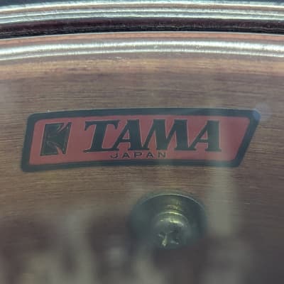Very Clean! 1984 Tama Superstar Japan 11 X 12" Cherry Wine Lacquer Tom - Looks Really Good - Sounds Great! image 8