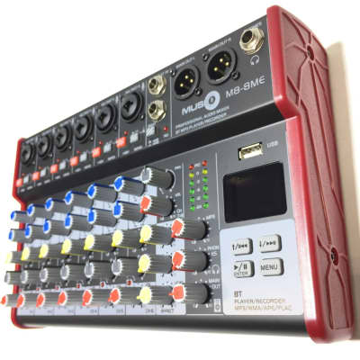 Music8 M8-8ME 8-Channel Mixer w/ Mic Effects, Bluetooth and USB image 7