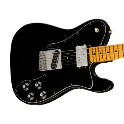 [PREORDER] Fender American Vintage II 77 Telecaster Custom Electric Guitar, Maple FB, Black image 5
