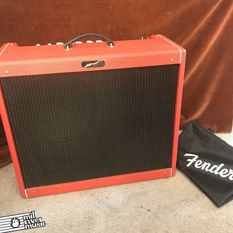 Fender Hot Rod Deville III 60W 3-Channel Red October 2x12" Guitar Combo Used image 1