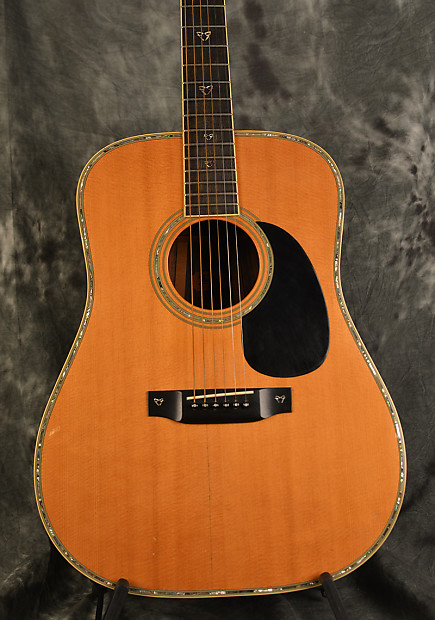 Fender F 115 1978 RARE Vintage Dreadnought D 45 Style Pearl Acoustic Guitar w Hard Case Included