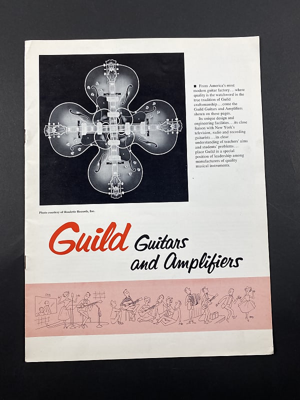 1960 Guild Full Line Catalog Case Candy Brochure Starfire image 1