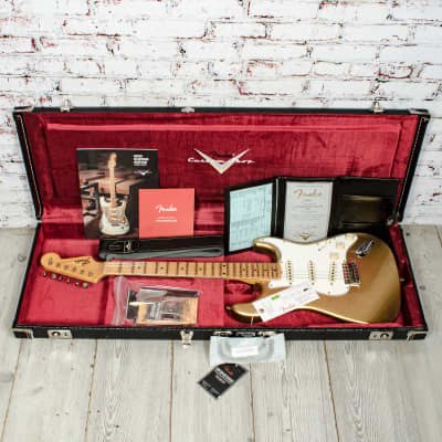 USED Fender - B2 Postmodern Stratocaster® - Electric Guitar - Journeyman Relic® - Maple Fingerboard - Aged Aztec Gold - w/ Custom Shop Hardshell Case - x6342 image 16