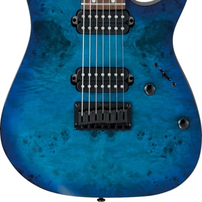 Ibanez RG7421PB 7-String Electric Guitar, Sapphire Blue Flat image 1