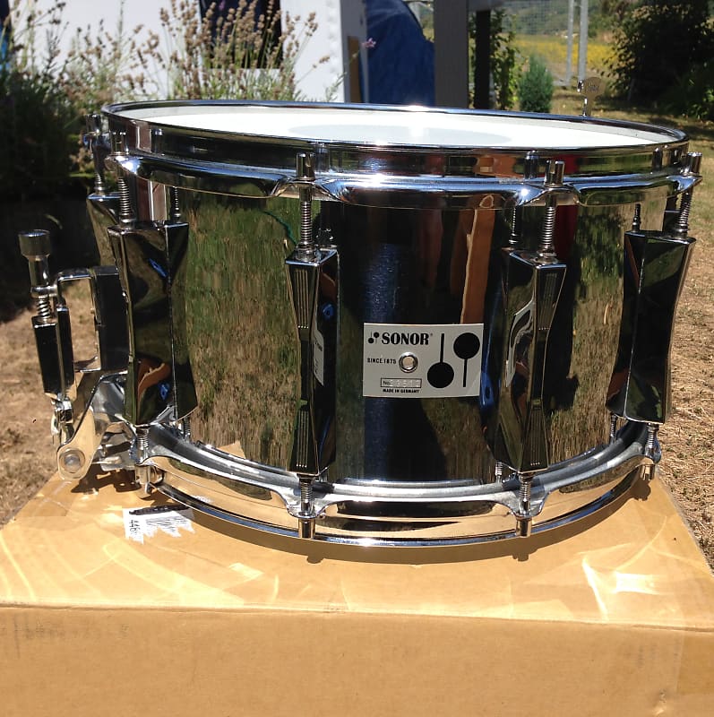 SONOR Phonic Plus D 508x Snare Drum 14" x 8" Ferro Manganese Reverb