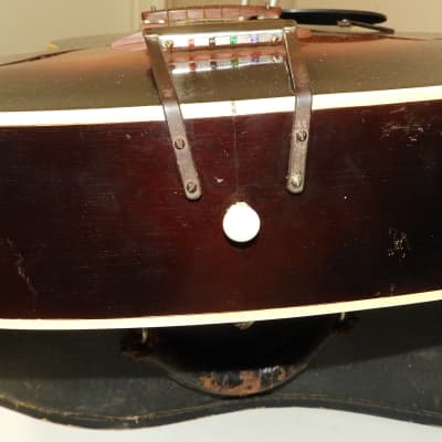 SS Stewart Vintage Archtop Acoustic Guitar Sunburst w/ Case image 12