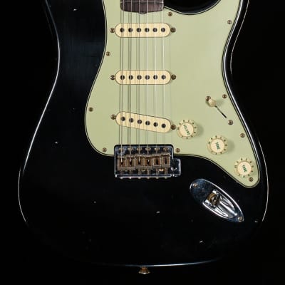 Fender Custom Shop Willcutt True '62 Stratocaster Journeyman Relic Black Large C (942) image 3