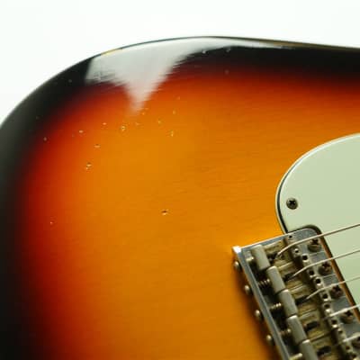 Fender Custom Shop Masterbuilt Dennis Galuszka 1961 Stratocaster Journeyman Relic  2016 - Sunburst [BG] image 7