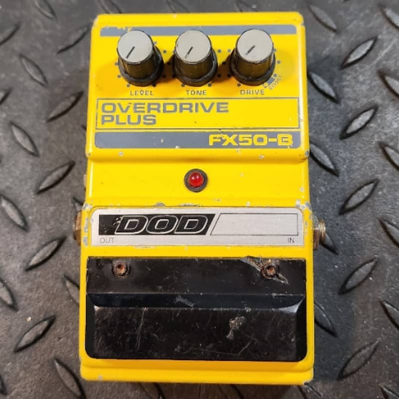 即発送 DOD overdrive plus FX50B 箱説明書付き 1986 DOD FX50B Overdrive Plus USA-Made Guitar Effects Pedal