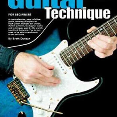 Learn to Play Rock Guitar Technique TAB Music Book & CD F2 X- for sale