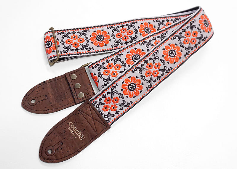 Classic Hendrix Style Hippie Weave Seatbelt Guitar Strap