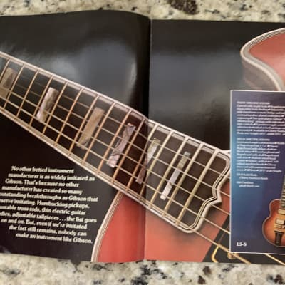 Gibson Solid Body Catalog 1976 L6-S SG Custom Standard Special S-1 Marauder L5-S image 5