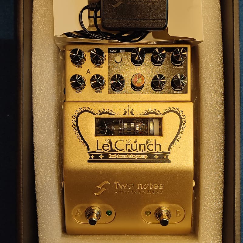 Two Notes Le Crunch Dual Channel Tube Preamp 2010s Gold Reverb