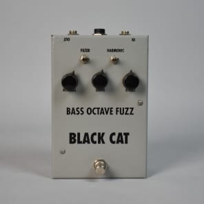 Black Cat Bass Octave Fuzz Electric Bass Guitar Effects Pedal | Reverb