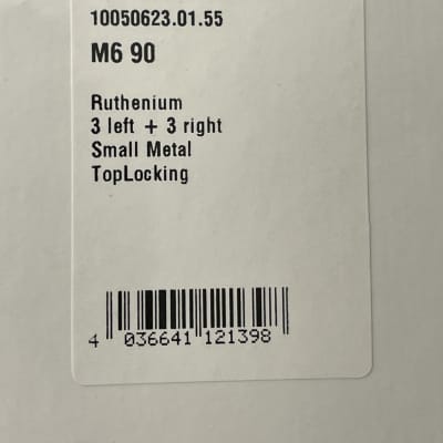 Schaller M6 Mini Ruthenium Toplocking Tuning Machines - New, Sealed - Rare image 4