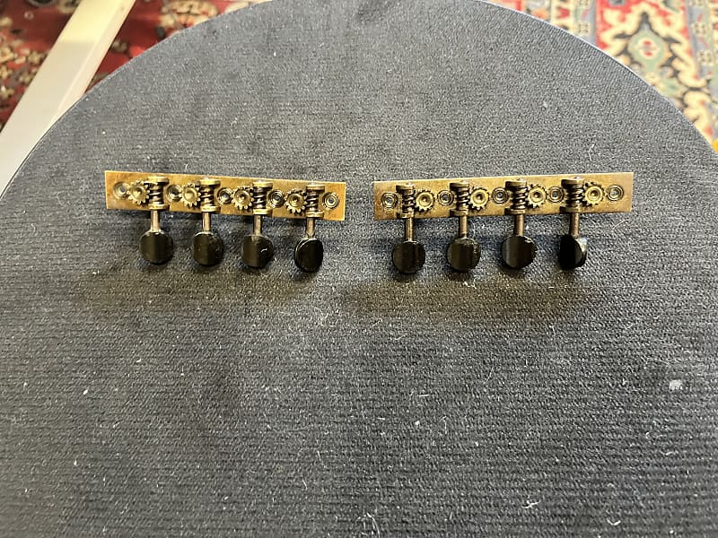 Waverly Mandolin strip tuners black 4x4 image 1