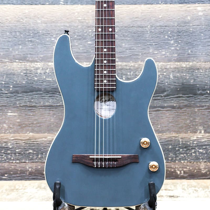 Godin G-Tour Nylon Limited Arctik Blue "B-Stock" Electro-Classical Guitar w/Bag image 1