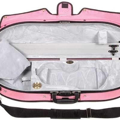 Bobelock 1047 Fiberglass Half Moon Violin Case Pink | Reverb