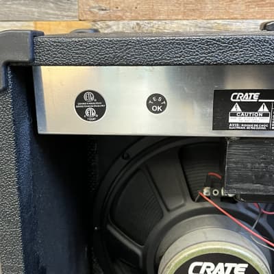 (16971) Crate GX-212 2-Channel 115-Watt 2x12" Solid State Guitar Combo 2000s - Black image 6