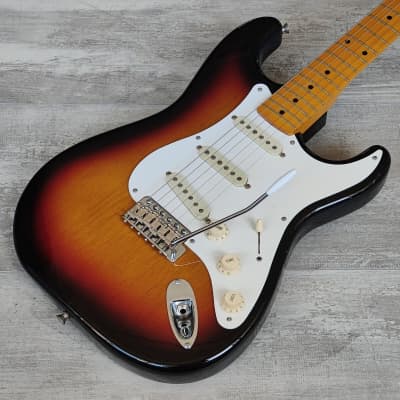 2006 Fender Japan ST57-58US '57 Reissue Stratocaster w/USA Pickups  (Sunburst) | Reverb France