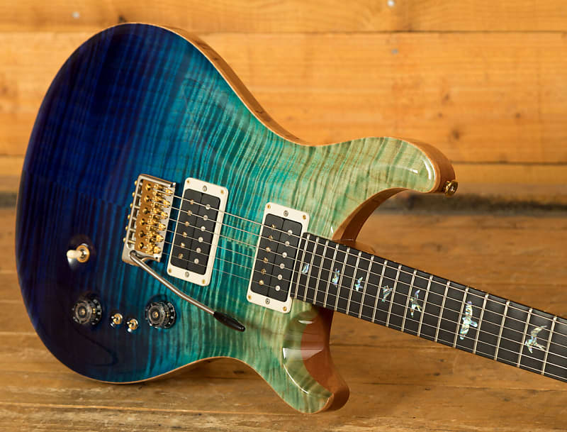 PRS Wood Library Custom 24-08 | Blue Fade | Reverb Norway PRS Wood Library Custom 24-08 | Blue Fade | Reverb Norway