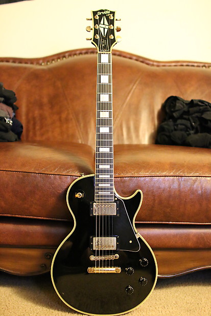 Orville by Gibson Les Paul Custom '57 reissue 1993 Ebony LPC