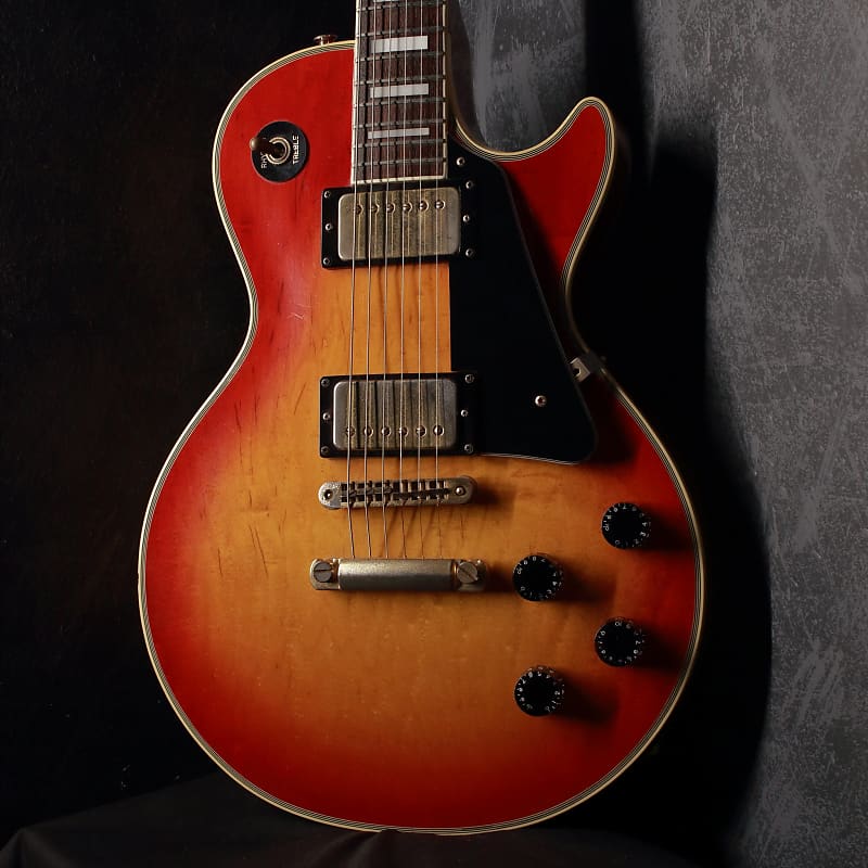 【ビンテージ】Aria pro ii. LC-500 ジャンク Aria Pro II LC-500 1977 - Cherry Sunburst - Les Paul Custom