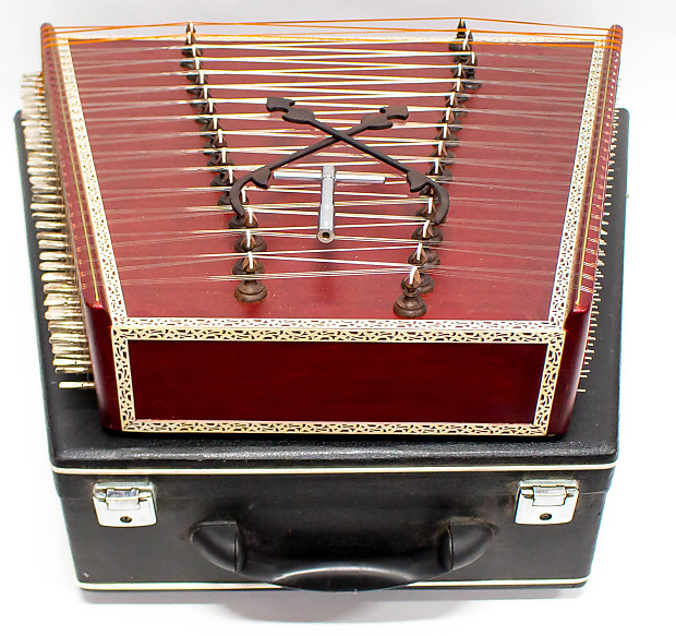 Vintage 1970s Japanese Santoor Indian Instrument Tuning w Wrench Hammers Case Reverb Finland
