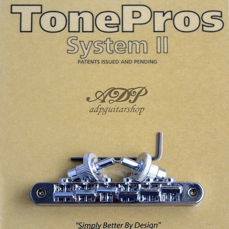 TonePros AVR2-N Vintage Locking Tune-O-Matic ABR-1 Bridge
