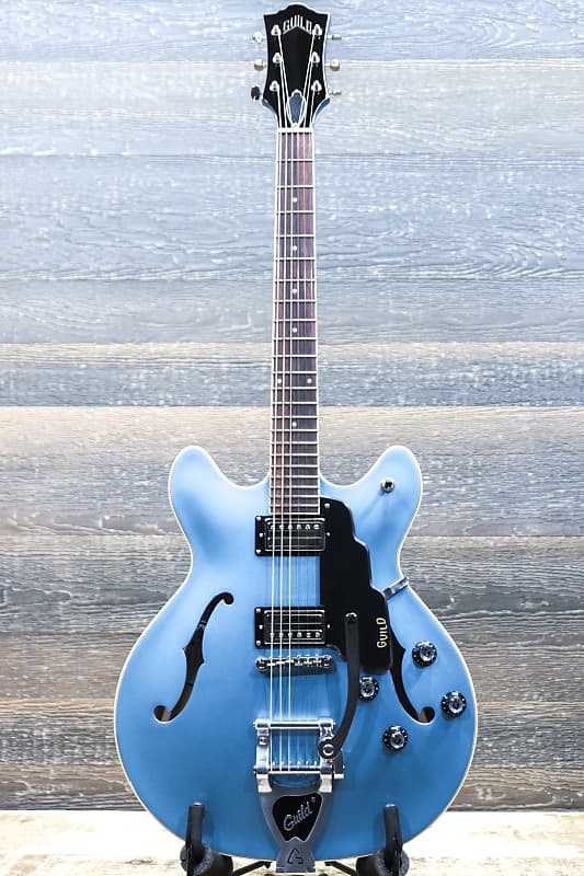 Guild Starfire I DC Pelham Blue Double-Cutaway Semi-Hollow