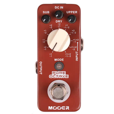 Mooer Pure Octave polyphonic octave Micro Guitar Effects Pedal image 2
