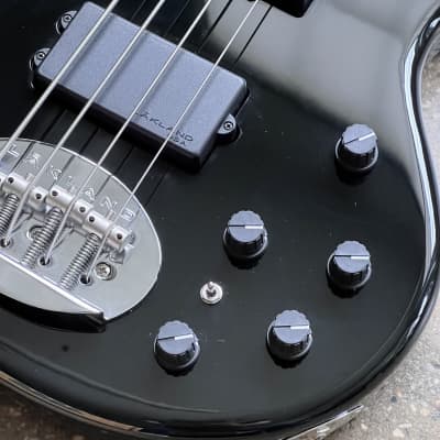 Lakland Skyline Series 44-02 Maple Fretboard 2006 - Black image 5