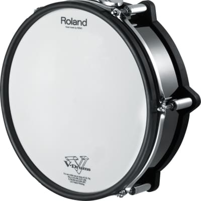 Roland PD-128-BC 12" Tom V-Drum Pad, Black Chrome Finish.  MAKE OFFER !!  You WANT this Drum,  It's Obvious :) image 2