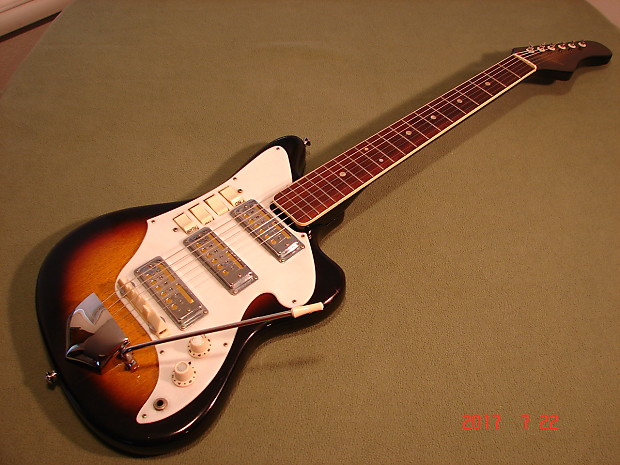 Vintage 1960's MIJ Audition Teisco 3 Gold Foil Pickup