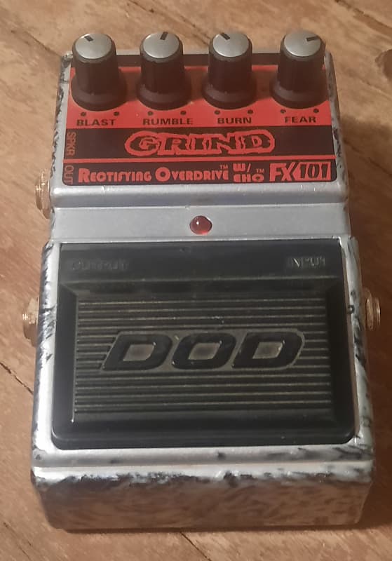 DOD Grind FX101 Rectifying Overdrive Distortion Pedal 1990s